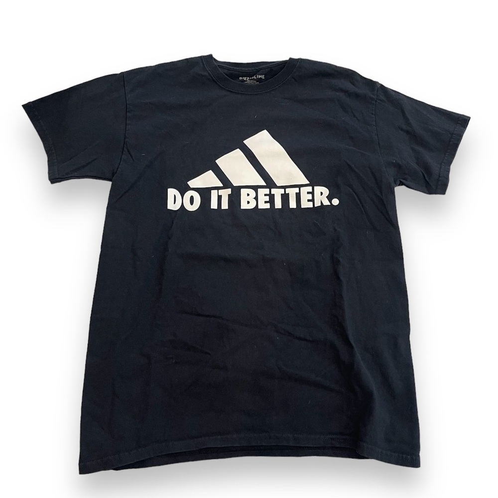 Pizzaslime “Do It Better” adidas Pun Shirt | Men’s Medium, Never Worn